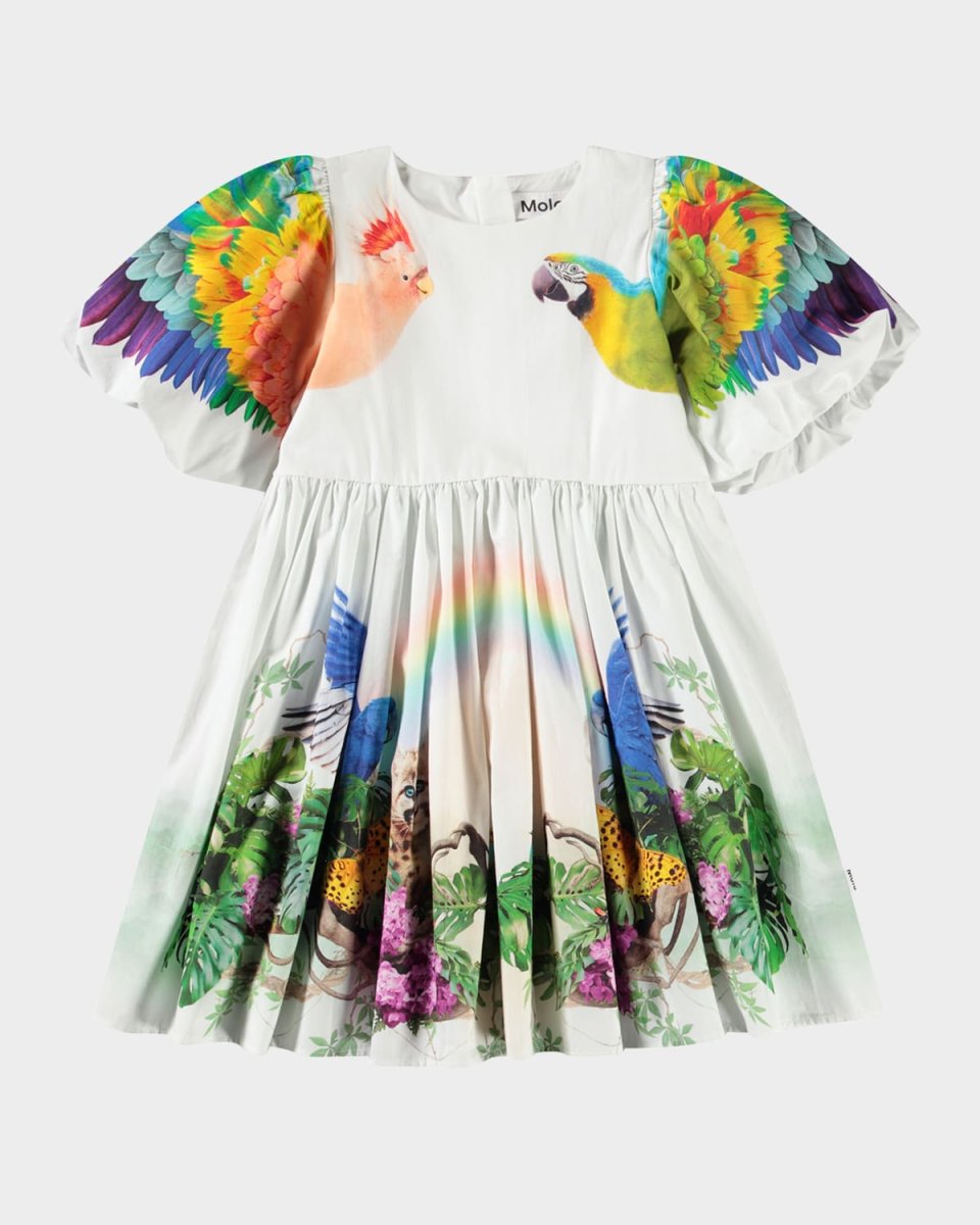 Girl's Chica Printed Dress, Size 7-8